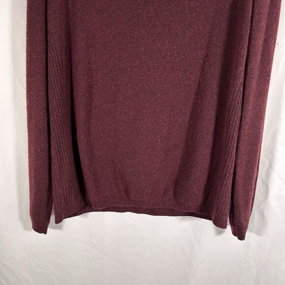 Exofficio Wool Blend Sweater Men's XXL Burgundy Long Sleeve Crew Neck Pullover - Picture 8 of 8